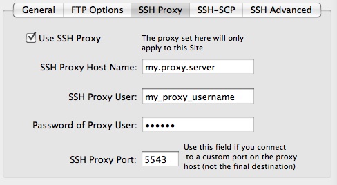 ssh proxy server